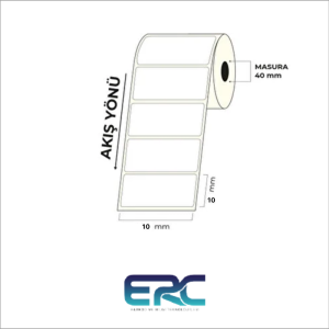 10X10 Barkod Etiketi