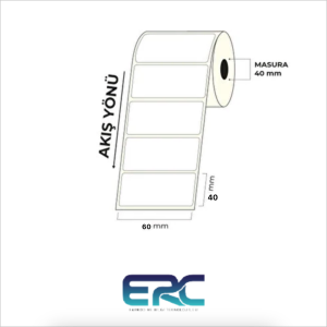 40X60 Barkod Etiketi