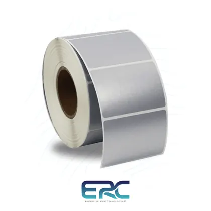 Metal yüzeyler için Silvermat barkod etiketi